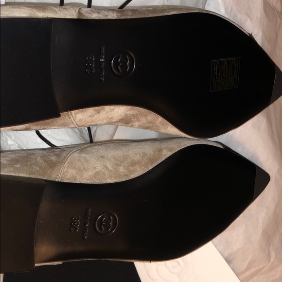 LACE UP VELOU/BEIGE/38/C - Picture 5 of 6